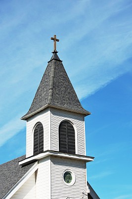 教堂的尖塔图片下载