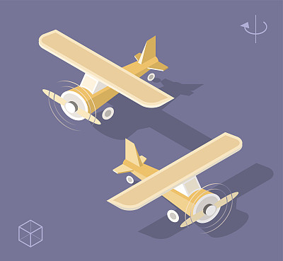 飞机与阴影。图片下载