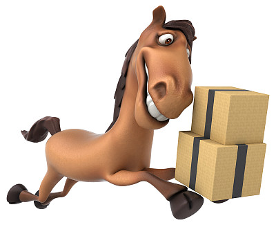 有趣的马图片下载