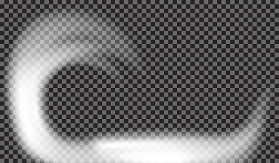 每股收益10。雾或烟隔离透明特效。白色矢量云，雾或烟雾背景。矢量图图片下载