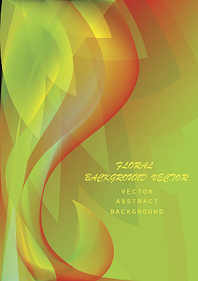 抽象色彩优雅的波浪花型印花，复制空间背景，可用于墙纸、模板、横幅、海报、宣传册、传单、传单、背景、书籍封面、矢量插图图片下载