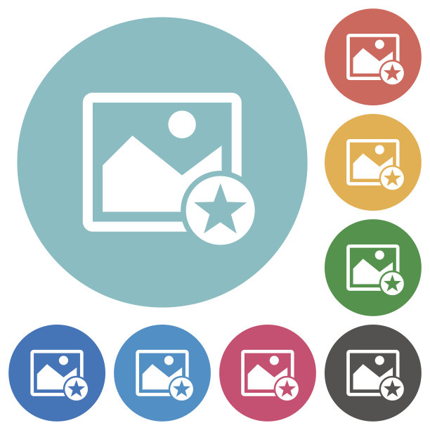 等级图像平面圆形图标图片下载