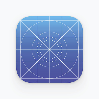 应用程序图标模板与指南，网格图片下载