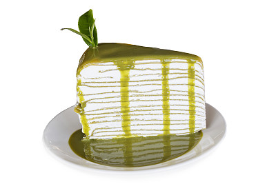 可丽饼绿茶图片下载