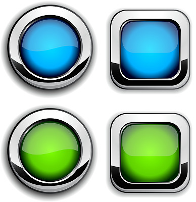 网站按钮。图片下载