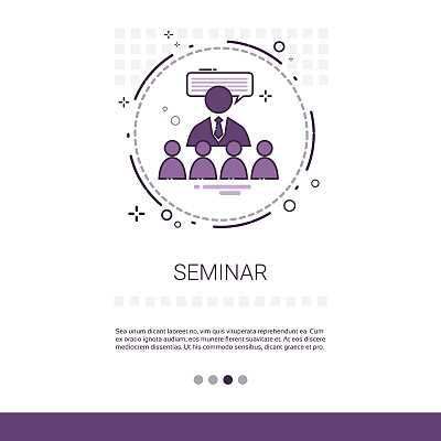 研讨会咨询帮助企业支持网站横幅与复制空间图片下载