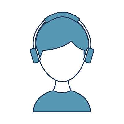 戴耳机的年轻人图片下载