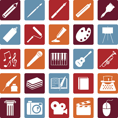 矢量艺术图标集图片下载