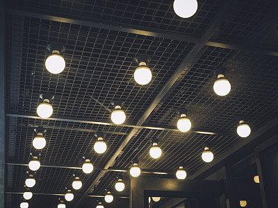 灯泡装饰时尚活动节图片下载