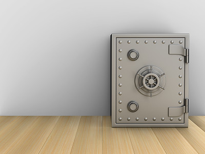 安全的房间。三维图像图片下载