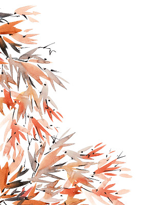 水墨插画素材ID：170849710