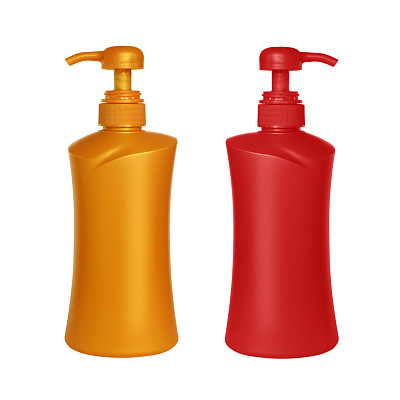 凝胶，泡沫或液体肥皂分配器泵塑料针白色背景。图片下载