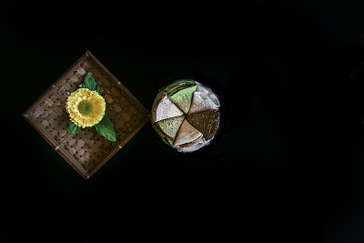 印度尼西亚的甜饼干，Kue Semprong或情书图片下载