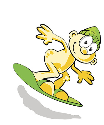 男孩滑雪图片下载