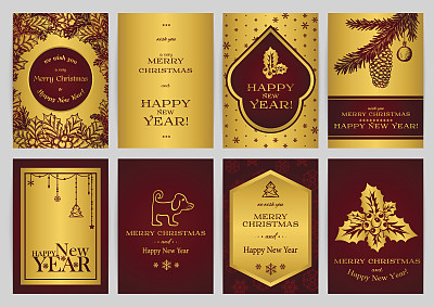 圣诞快乐，新年快乐图片下载