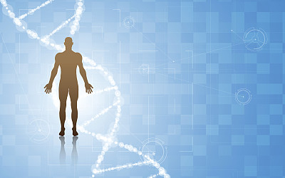 摘要人体医疗保健的概念背景素材图片