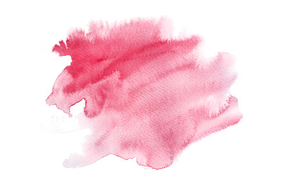 抽象的红色水彩背景，手绘在纸上。图片下载