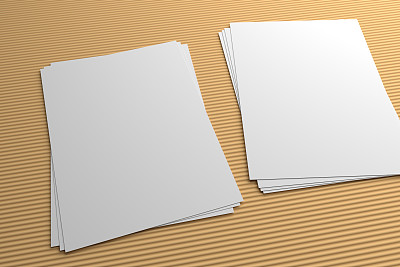 成堆的3D插图传单条纹纹理模型图片下载