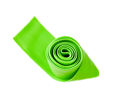 绿色乳胶带健身图片下载