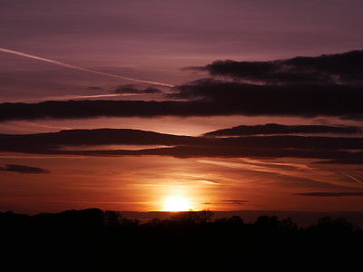 乡村的日落图片下载