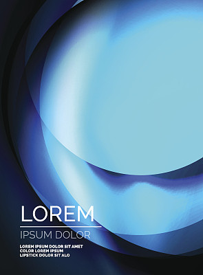 闪光丝波模板，彩色缎子效果，矢量抽象背景图片下载