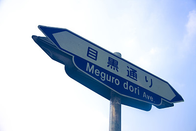 目黑路标图片下载