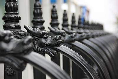 特写的栅栏图片下载