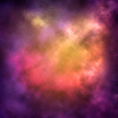 美丽的星景在一个丰富多彩的空间背景。图片下载