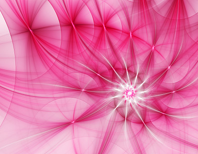 三维抽象分形插图的创意设计图片下载