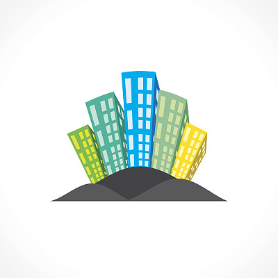 创造性的建筑图标图片下载