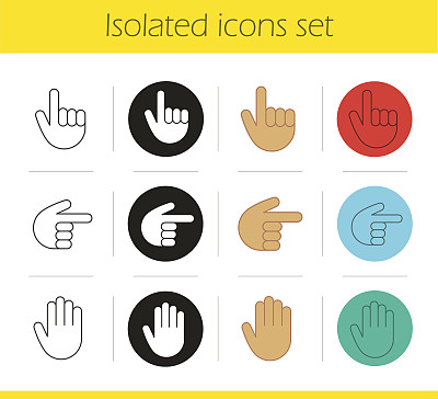手势图标图片下载