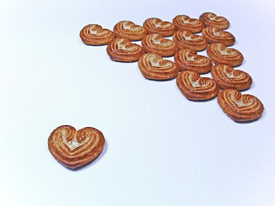 心形的饼干图片下载
