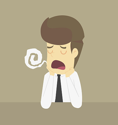 一个商人在工作中很伤心图片下载