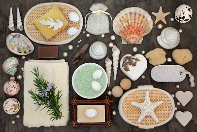 浴室和水疗配件选择图片下载