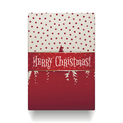 现实圣诞礼盒俯视图图片下载