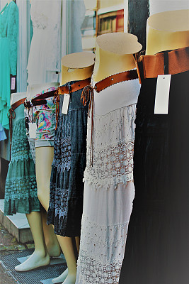 一个旧衣服商店的图像图片下载