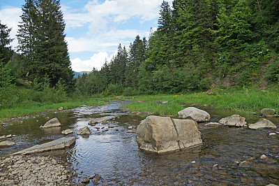 山区河流图片下载