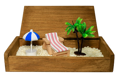 海滩在盒子里图片下载