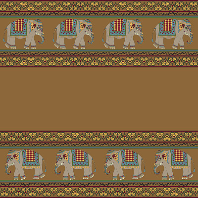 印度象纹图片下载