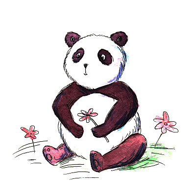 中国熊猫动画片图片下载