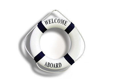 生活浮力与孤立欢迎登船图片下载