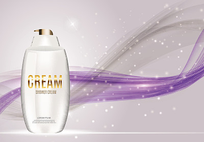 为广告或杂志背景设计化妆品产品模板图片下载