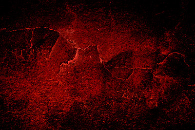 火山爆发后热红开裂地面纹理图片下载