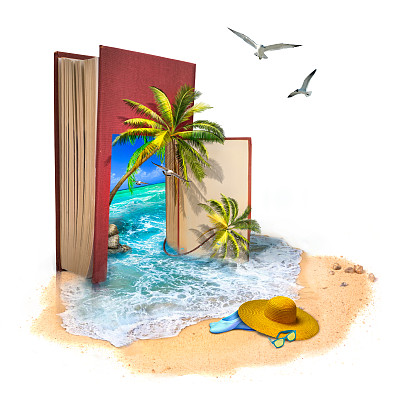 一个小小的天堂。这本书里有一扇通往天堂的秘密之门。图片下载