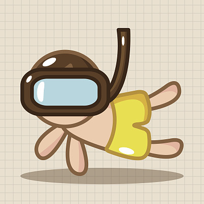 水上运动主题元素图片下载