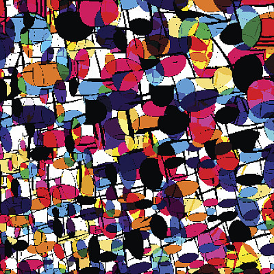 带条纹的抽象几何无缝图案图片下载