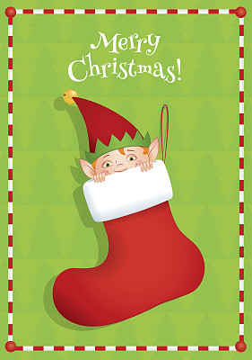 精灵藏在靴子里图片下载