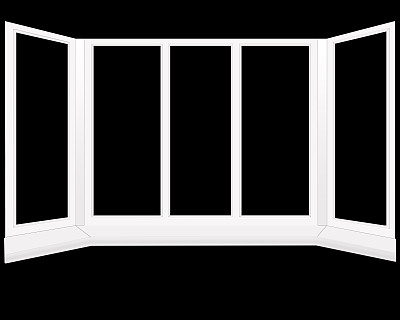 框架的五折窗隔离在黑色图片下载