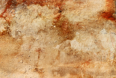 棕色抽象艺术背景。画布上的丙烯酸染料。温暖的颜色。柔和的油漆笔触。图片下载