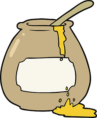 卡通蜜罐图片下载